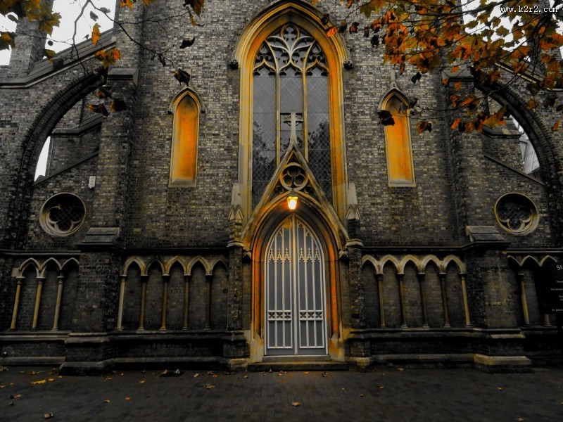 古典大气的大门图片