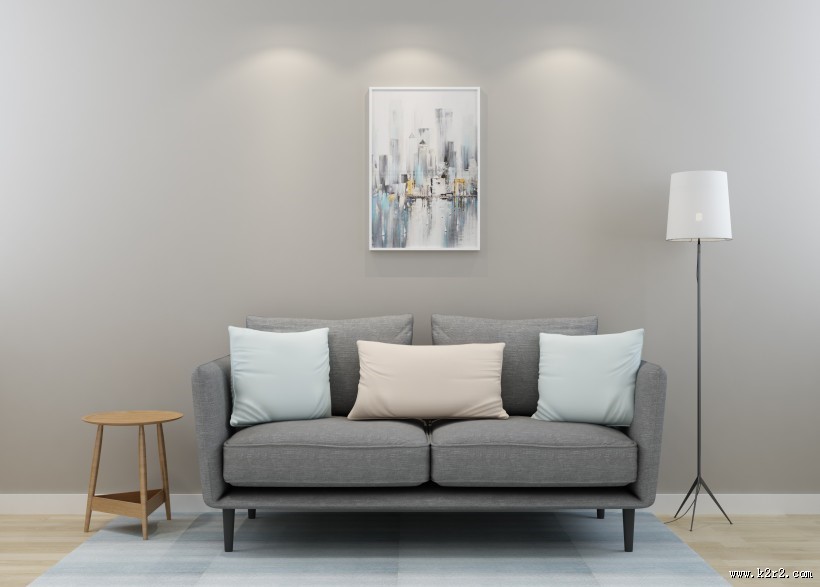 简洁沙发陈列图片