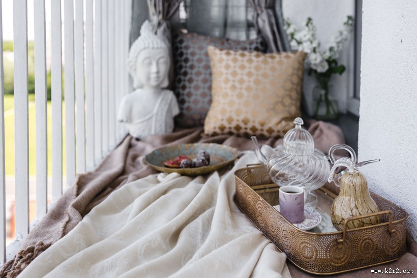 飘窗的摆设图片