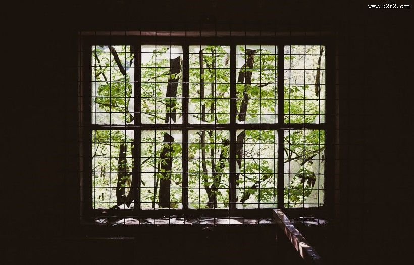 老式的木窗图片