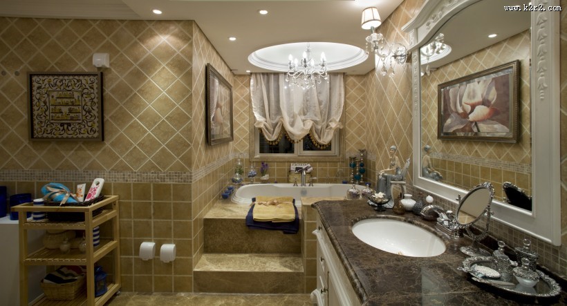 豪华卫生间设计图片