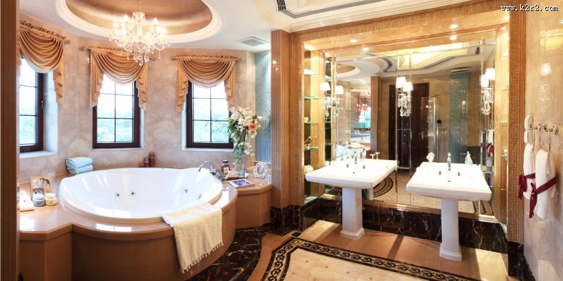 豪华卫生间设计图片