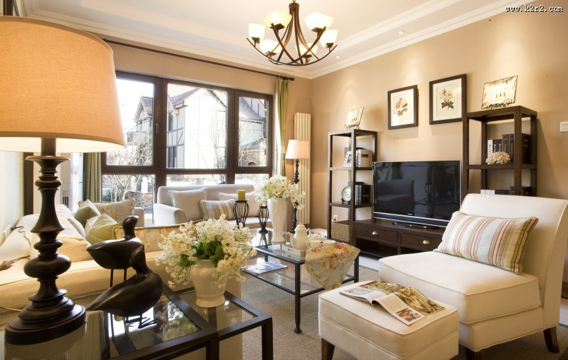 现代豪华客厅图片