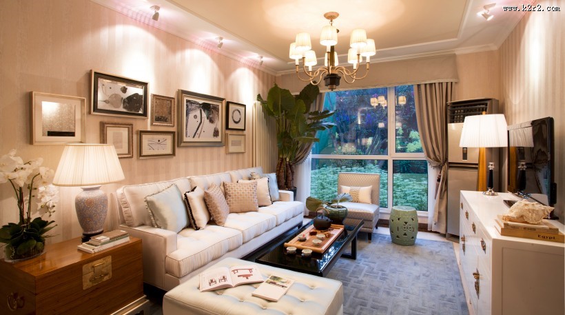 现代豪华客厅图片