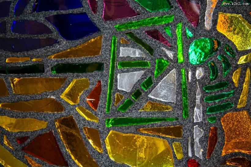 七彩玻璃马赛克图片