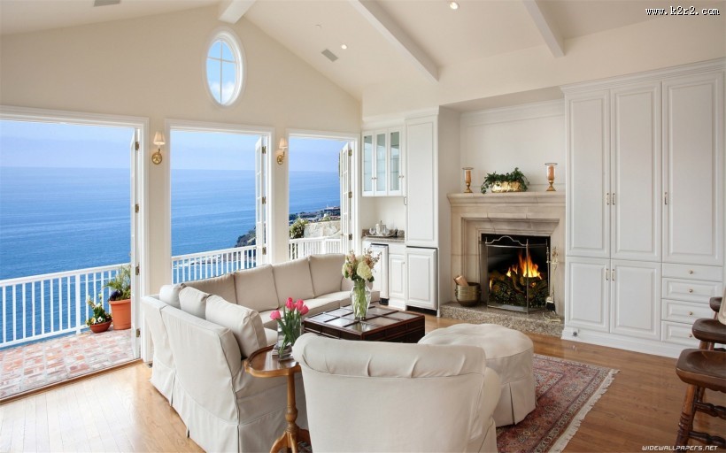 简约白色室内设计图片