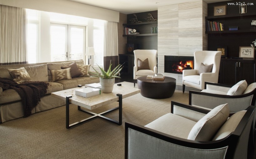 简约白色室内设计图片