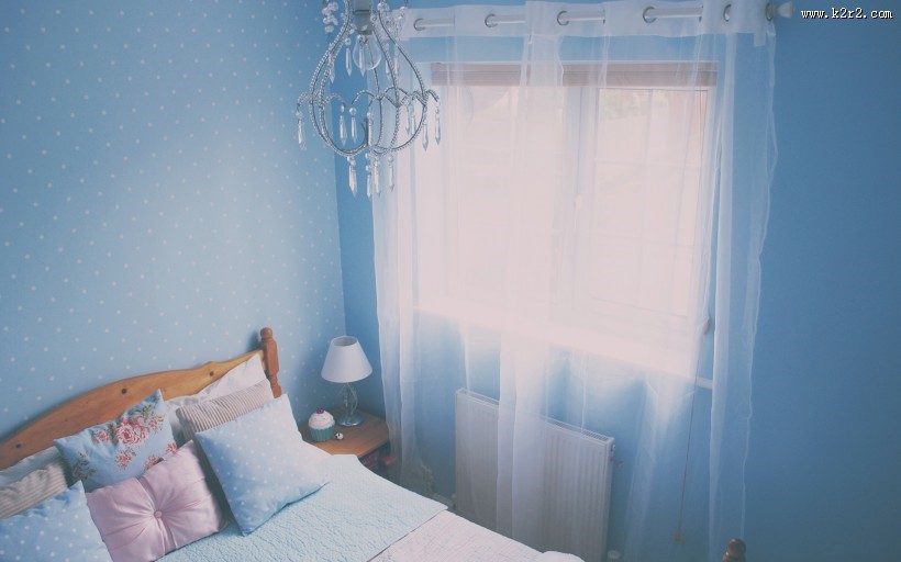 清新的窗帘图片大全