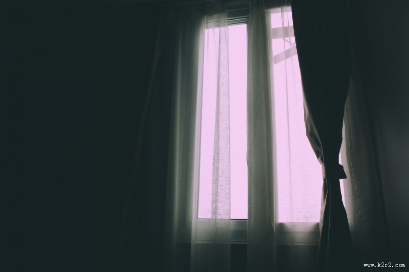 清新的窗帘图片大全