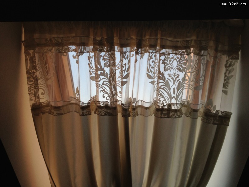 清新的窗帘图片大全
