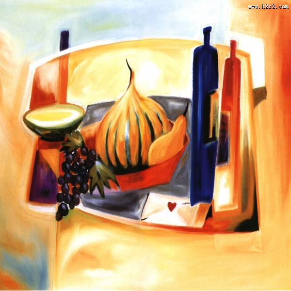 抽象高清三联画图片