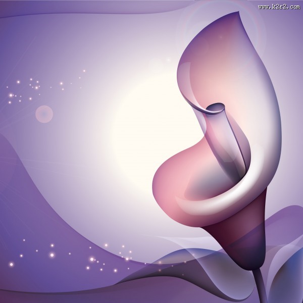 马蹄莲家居三联画图片