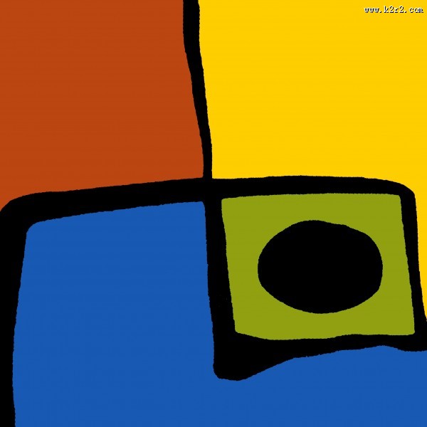 三联涂鸦无框画图片