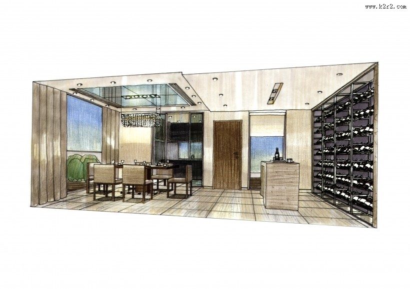 成都四海逸家家装手绘a图片