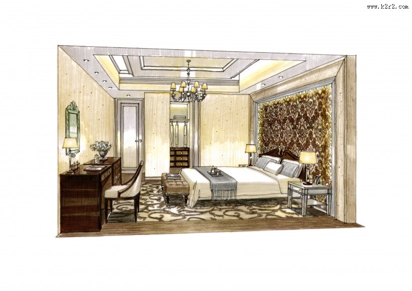 珠海棕榈海岸项目手绘稿1图片大全