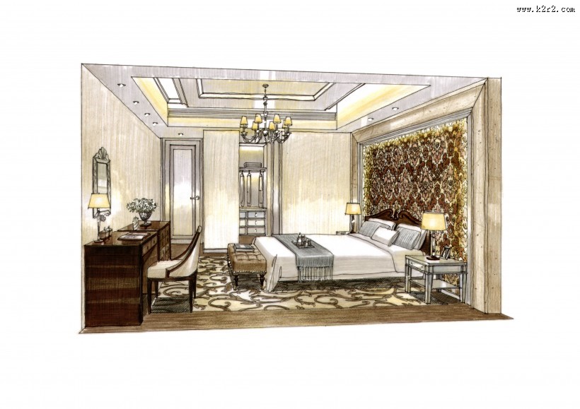 珠海棕榈海岸项目手绘稿1图片大全