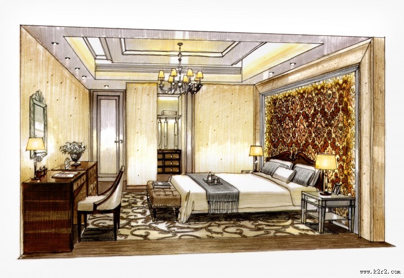 珠海棕榈海岸项目手绘稿1图片大全