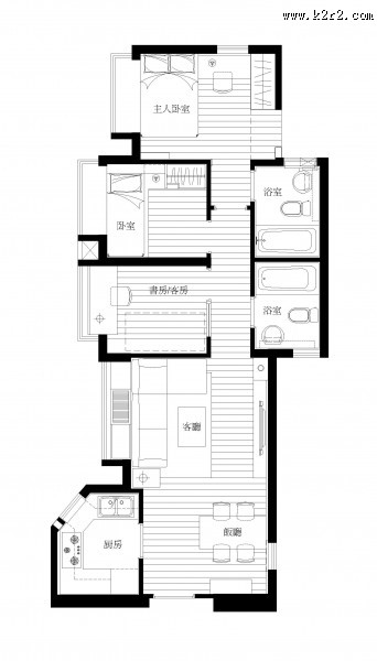 升悦居-梁志天室内设计作品1图片