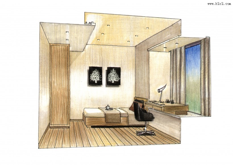 成都河畔新世界大深化透视手绘2图片