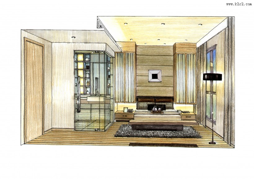 成都河畔新世界大深化透视手绘2图片