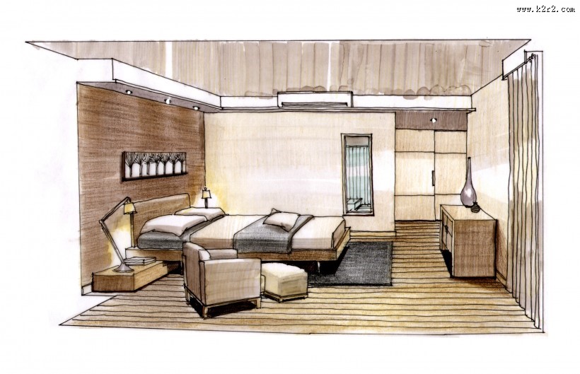 珠海东方傲景峰室内手绘图片