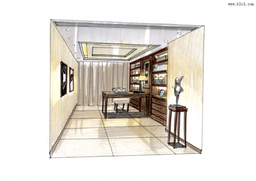 武汉华润置地鳳凰城二期手绘稿图片