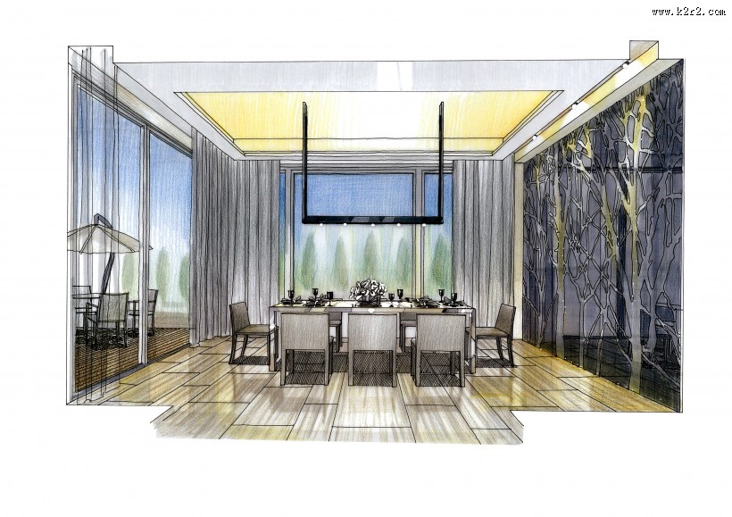 珠海郡发手绘稿图片