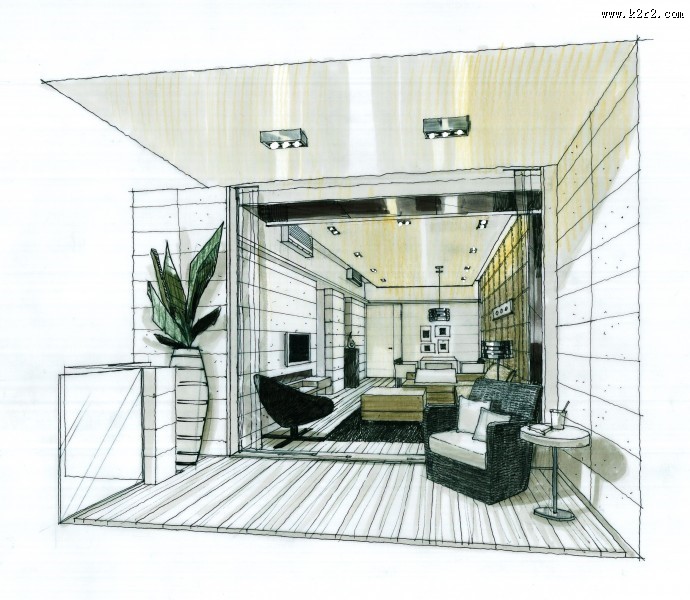 广州东逸花园四期手绘图片大全