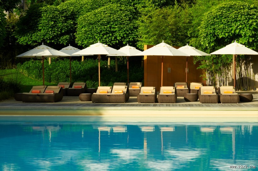 日内瓦洲际酒店-游泳池及花园图片