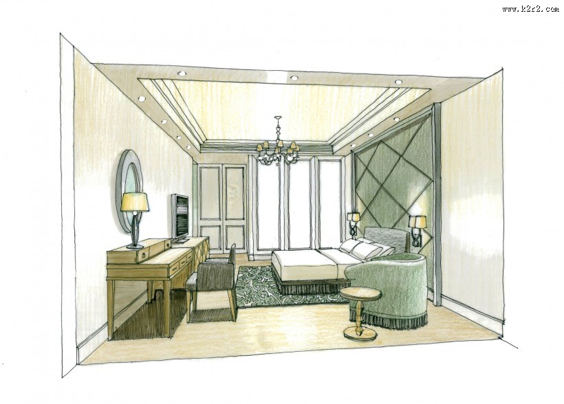 大连新世界大廈手绘设计图片大全