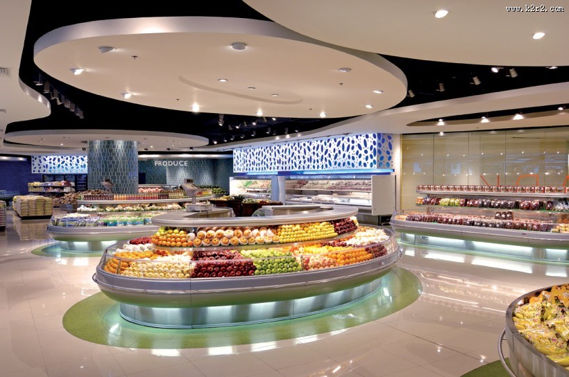 里程碑超市装潢图片