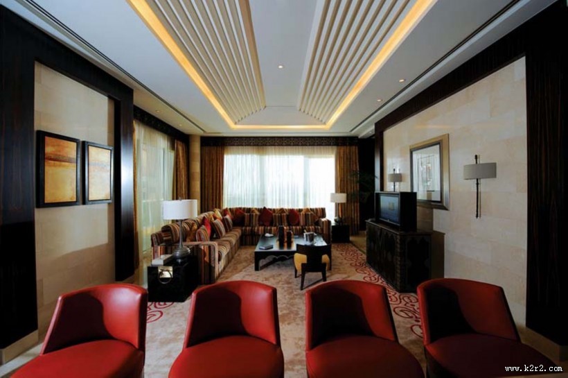 迪拜莱佛士酒店装潢图片