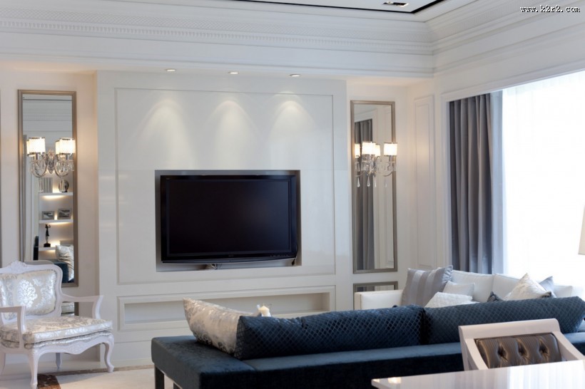 台北张公馆奢华客厅图片大全