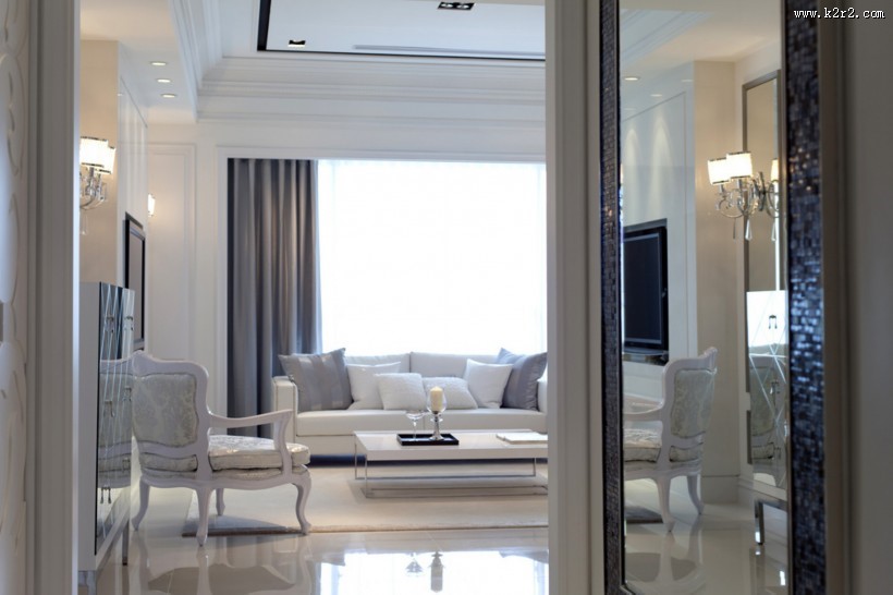 台北张公馆奢华客厅图片大全