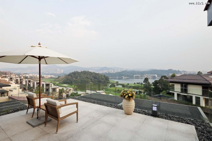 广州颐和高尔夫庄园B区A型别墅样板房图片大全