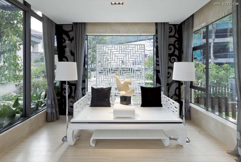 广州颐和高尔夫庄园B区A型别墅样板房图片大全