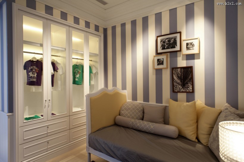 台北张公馆奢华衣帽间图片