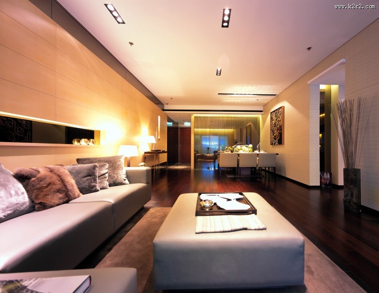 擎天半岛客厅样板图片