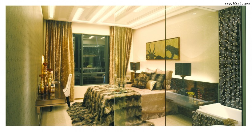 奢华风卧室样板图片大全