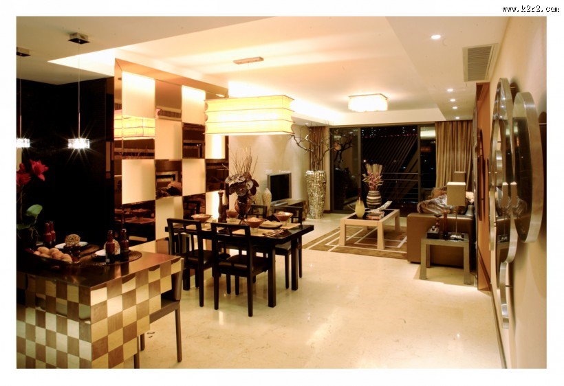 奢华风餐厅图片大全