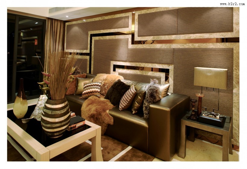 奢华风客厅样板图片