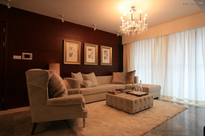 中海景晖华庭客厅图片