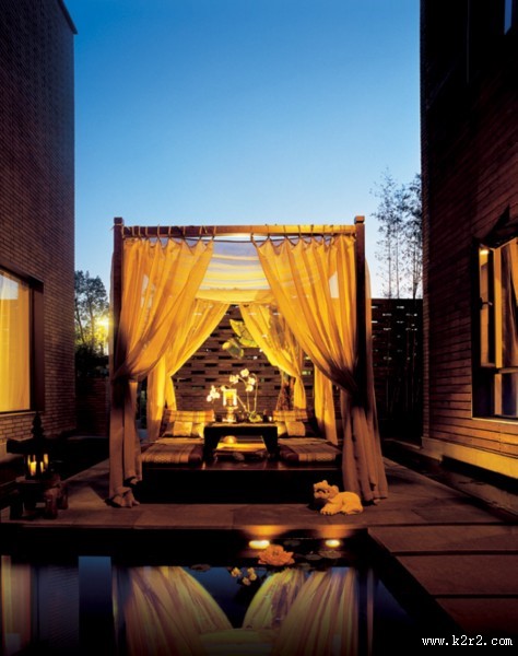 后现代-万科棠樾别墅样板房图片