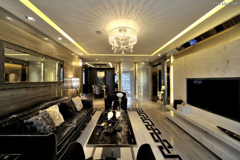 天宝物华后现代样板房1图片