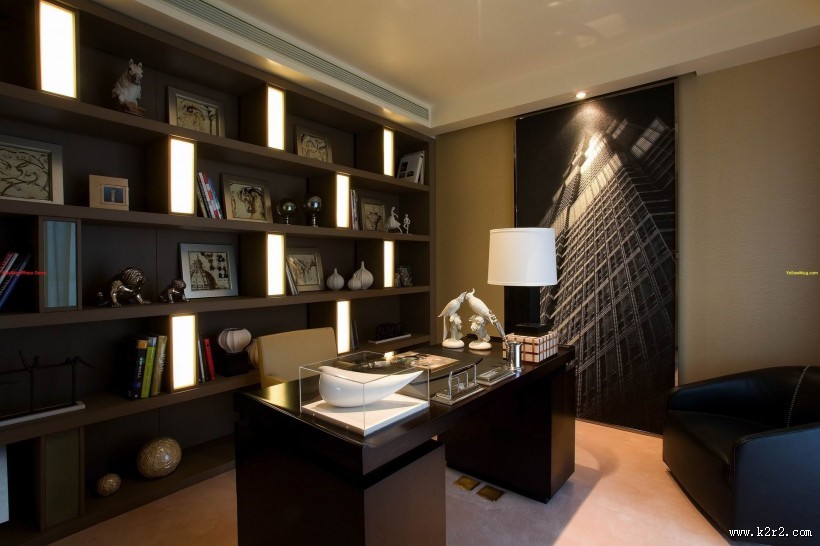 梁志天-上海浦东汤臣一品书房图片