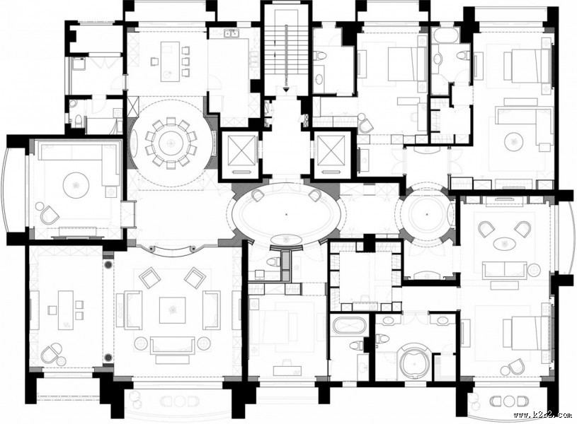 上海星河湾特A示范单位（邱德光）作品图片