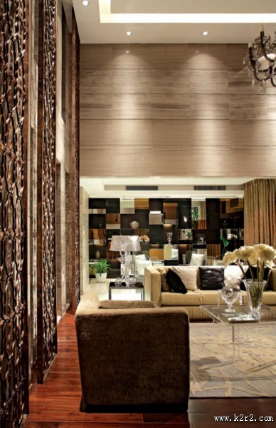 佛山九珑壁联排别墅样板间图片