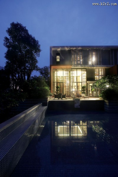 佛山九珑壁联排别墅样板间图片