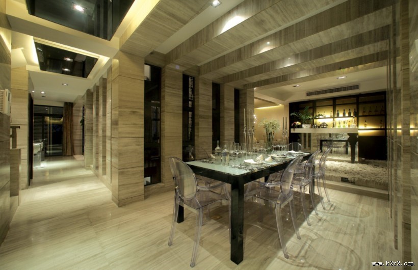 佛山九珑壁联排别墅样板间图片