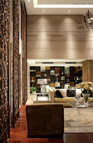 佛山九珑壁联排别墅样板间图片